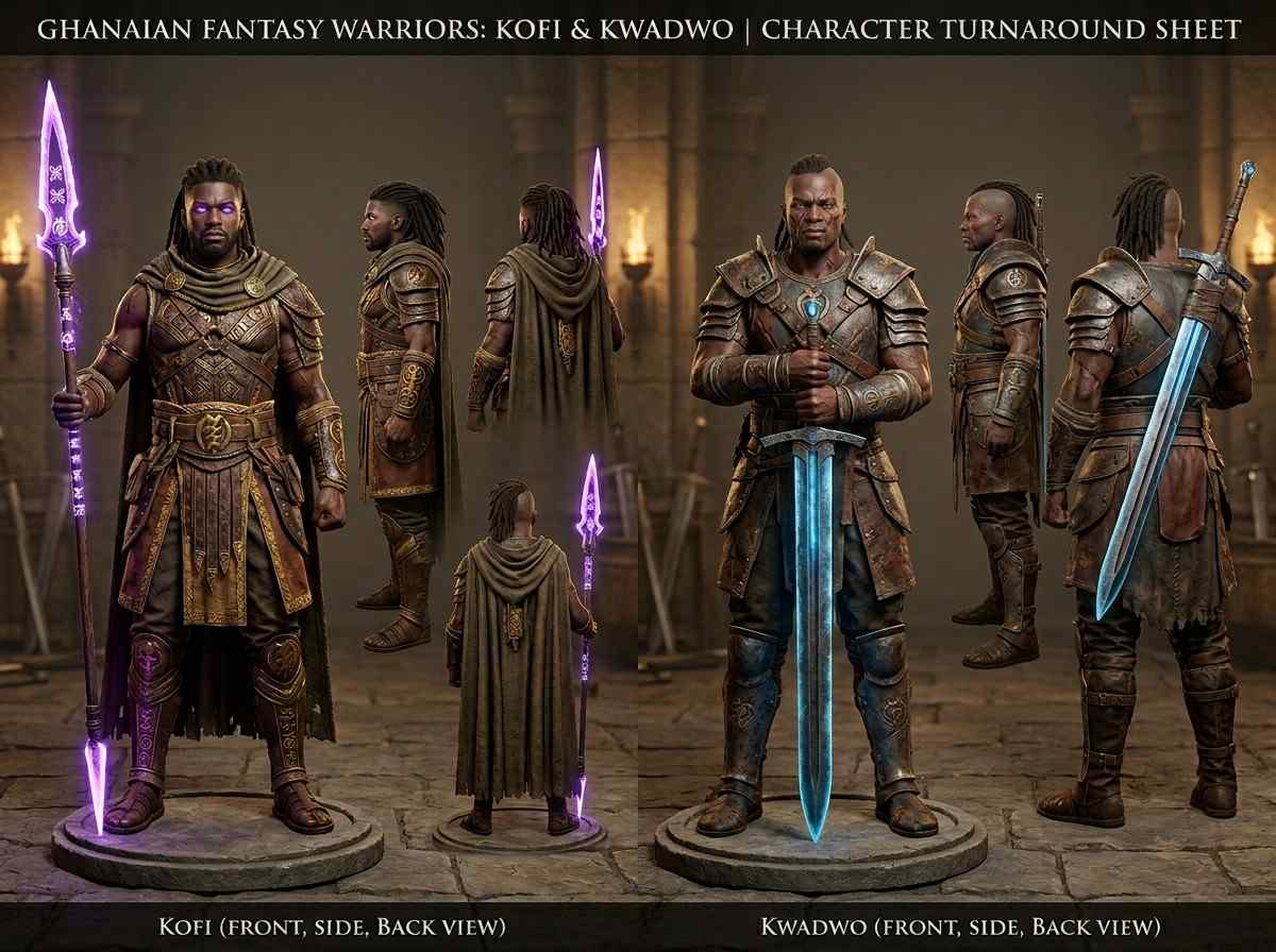 Character Kofi and Kwadwo